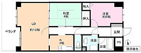 ダイアパレス長野大通りII  ｜ 長野県長野市三輪６丁目（賃貸マンション2LDK・3階・61.69㎡） その2