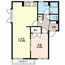 ベルメゾン裾花  ｜ 長野県長野市伊勢宮２丁目（賃貸アパート1LDK・1階・46.51㎡） その2