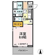 プレジール高田 105 ｜ 長野県長野市大字高田（賃貸アパート1K・1階・30.33㎡） その2