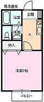 メゾン小山  ｜ 長野県長野市大字高田（賃貸アパート1K・2階・26.71㎡） その2