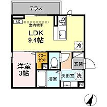 グランスクエア　IV番館 105 ｜ 長野県長野市大字鶴賀田町（賃貸アパート1LDK・1階・30.29㎡） その2