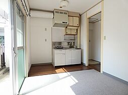 コーポ懐石舎 3階ワンルームのリビング/ダイニング