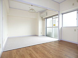 コーポ懐石舎 4階ワンルームのリビング/ダイニング