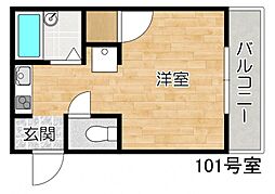 ハイツ蓮池の間取図画像