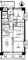 サンヴェール長田山ノ手2番館 3LDKの間取図画像