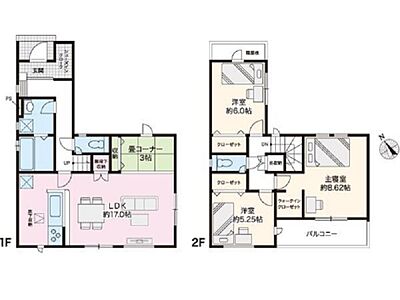 間取り：【間取り】