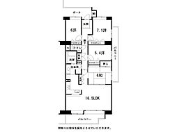 六泉寺ガーデンヒルズ 4LDKの間取図画像