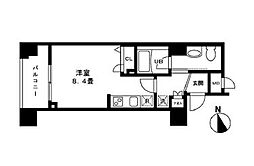 JR常磐線 三河島駅 徒歩5分の賃貸マンション 5階ワンルームの間取り