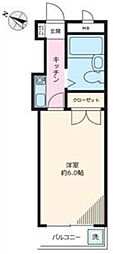 スターハイツ本所 1Kの間取図画像