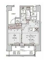 メインステージ浅草入谷1 1LDKの間取図画像