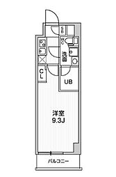 GRACIAPLACEOSHIAGE 1Kの間取図画像