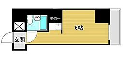 アルベルゴ上野 ワンルームの間取図画像