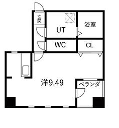 コンフォート瑞穂 ワンルームの間取図画像
