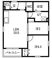 物件の間取り