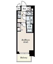S-RESIDENCE堀田駅前 1Kの間取図画像
