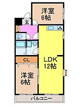 JMB  ｜ 愛知県名古屋市瑞穂区彌富町字桜ケ岡（賃貸マンション2LDK・2階・54.46㎡） その2