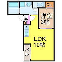 愛知県名古屋市昭和区川名本町６丁目（賃貸アパート1LDK・2階・31.91㎡） その2