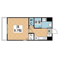 愛知県名古屋市昭和区阿由知通４丁目（賃貸マンション1K・3階・29.60㎡） その2