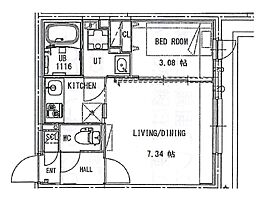 愛知県名古屋市昭和区下構町１丁目（賃貸マンション1LDK・5階・29.14㎡） その2