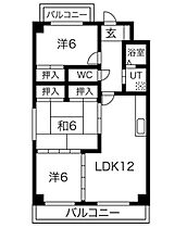 愛知県名古屋市瑞穂区彌富通３丁目（賃貸マンション3LDK・3階・66.30㎡） その2