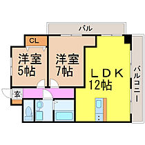 愛知県名古屋市瑞穂区豊岡通１丁目（賃貸マンション2LDK・5階・56.70㎡） その2