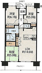 間取図画像 3LDK