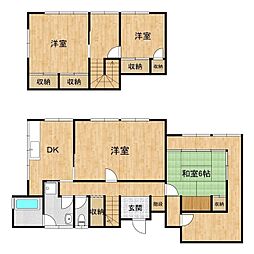 元吉田町2649-34戸建 4LDKの間取り