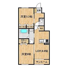 物件の間取り
