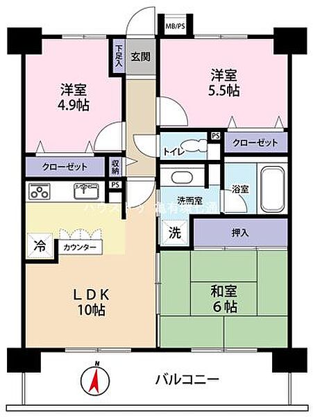 間取りを拡大表示