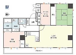 間取図画像 2SLDK