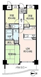 間取図画像 3LDK