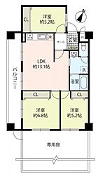 間取図画像 3LDK