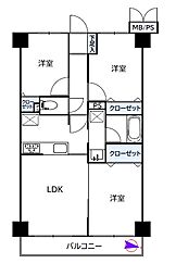 間取図画像 3LDK