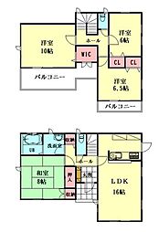 名取市箱塚2丁目 4LDKの間取り
