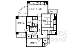 京都府京都市中京区京都市中京区三条東洞院東入菱屋町（賃貸マンション3LDK・3階・112.65㎡） その2