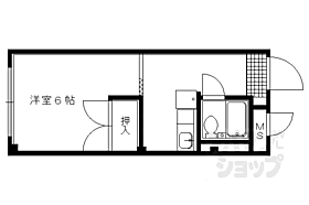 京都府京都市左京区浄土寺東田町（賃貸マンション1K・3階・17.00㎡） その2