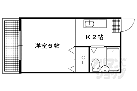 京都府京都市左京区岩倉三宅町（賃貸アパート1K・1階・17.00㎡） その2