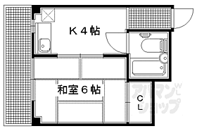 京都府京都市左京区古川町通仁王門下る東門前町（賃貸マンション1K・3階・20.53㎡） その2