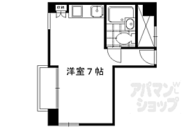 京都府京都市左京区下鴨松原町（賃貸マンション1R・3階・19.00㎡） その2