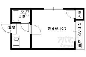 コーポ未麗等持院 2-H ｜ 京都府京都市北区等持院西町（賃貸アパート1K・2階・18.00㎡） その2