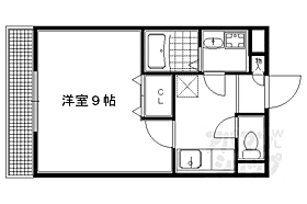 京都府京都市左京区一乗寺里ノ前町（賃貸マンション1K・4階・28.35㎡） その2