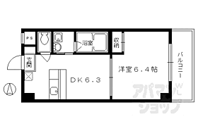 京都府京都市下京区西七条掛越町（賃貸マンション1DK・11階・29.62㎡） その2