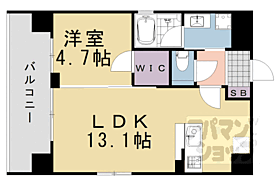 京都府京都市下京区麩屋町通五条上る下鱗形町（賃貸マンション1LDK・4階・40.71㎡） その2