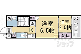 アクアプレイス京都聚楽第 302 ｜ 京都府京都市上京区浄福寺通中立売上る新桝屋町（賃貸マンション2K・3階・27.90㎡） その2