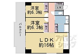 京都府京都市中京区御幸町御池上ル亀屋町（賃貸マンション2LDK・4階・67.31㎡） その2