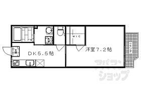 京都府京都市右京区花園中御門町（賃貸アパート1DK・2階・28.21㎡） その2