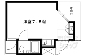 京都府京都市左京区田中大堰町（賃貸マンション1R・1階・17.30㎡） その2