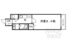 京都府京都市右京区花園伊町（賃貸マンション1K・2階・27.22㎡） その2