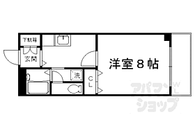 京都府京都市左京区松ケ崎堀町（賃貸アパート1K・2階・27.36㎡） その2