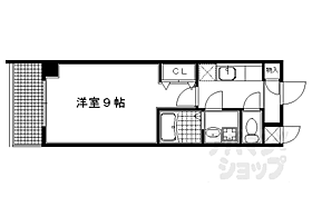 京都府京都市左京区一乗寺里ノ前町（賃貸マンション1K・4階・27.12㎡） その2